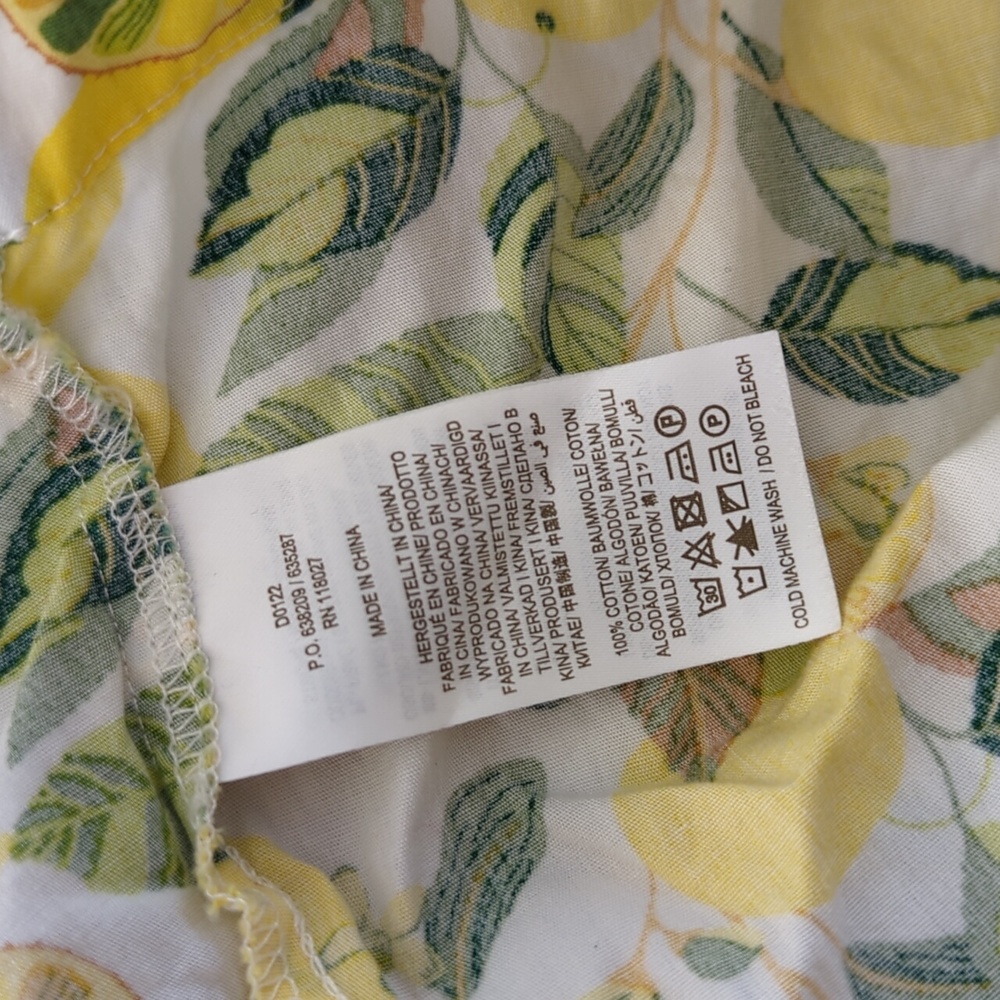 2/$40 - Boden Women's Lemon and Leaf Printed Maxi Dress (US 20/22R) - Picture 5 of 6